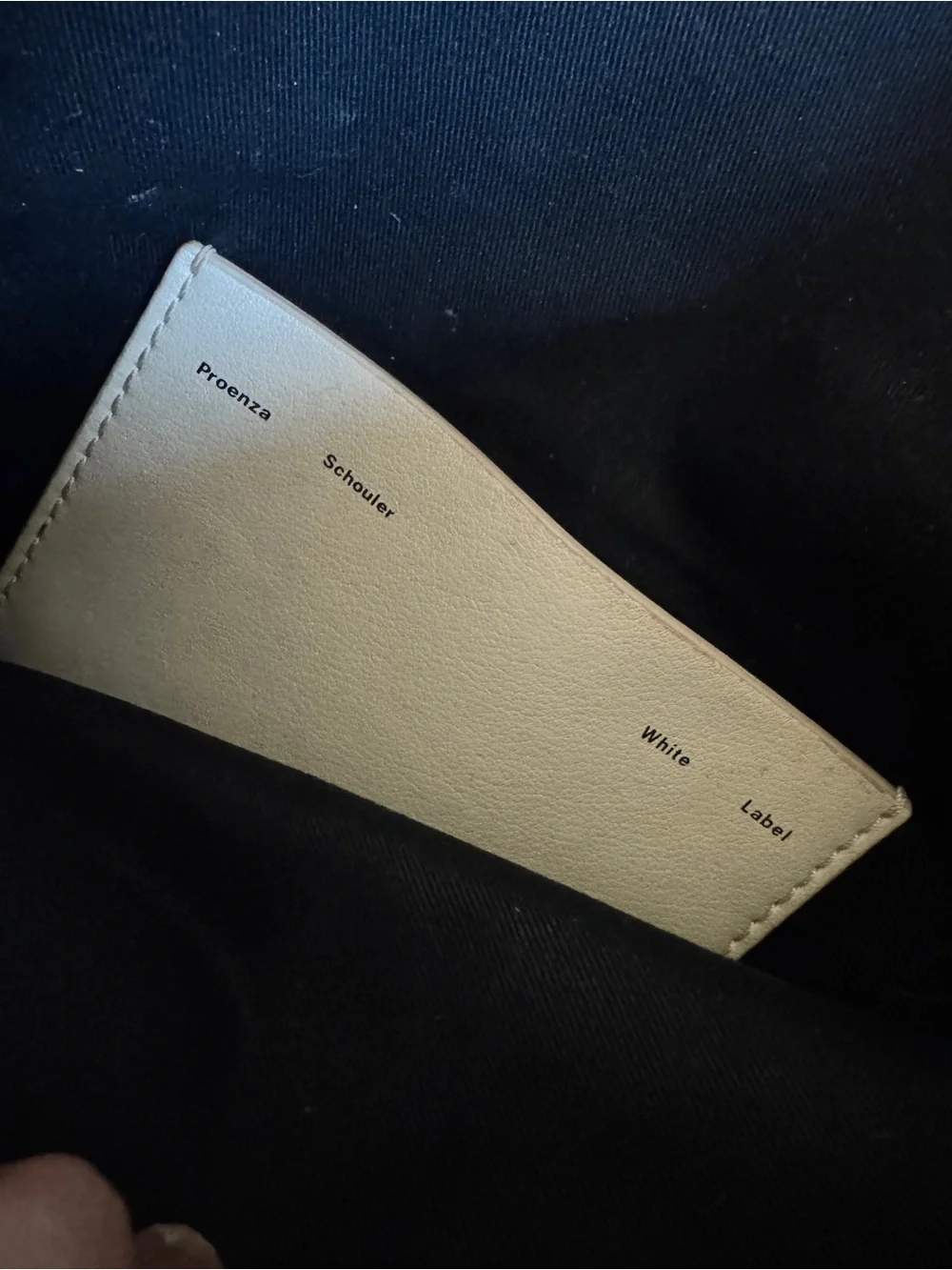 Proenza Schouler White Label Ivory Bag - Leather Cross-Body or Shoulder Bag